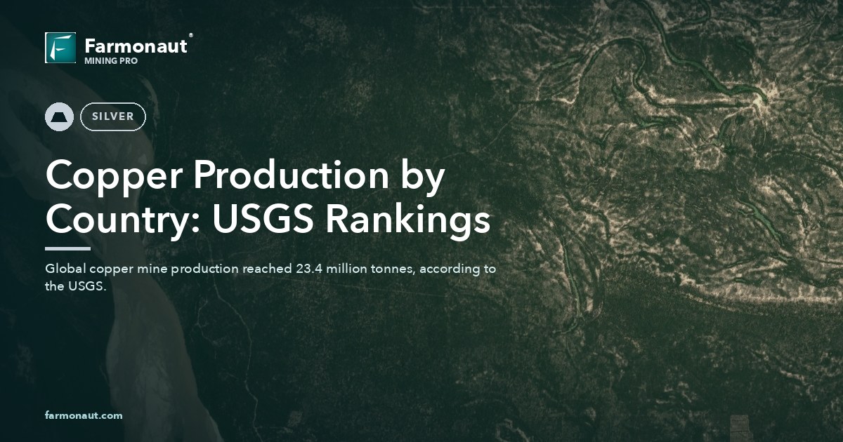 Copper Production By Country: Usgs Rankings