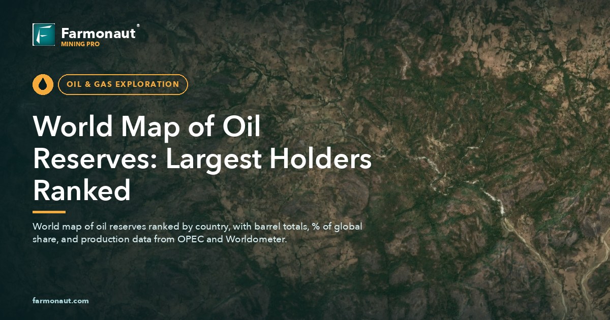 World Map Of Oil Reserves: Largest Holders Ranked