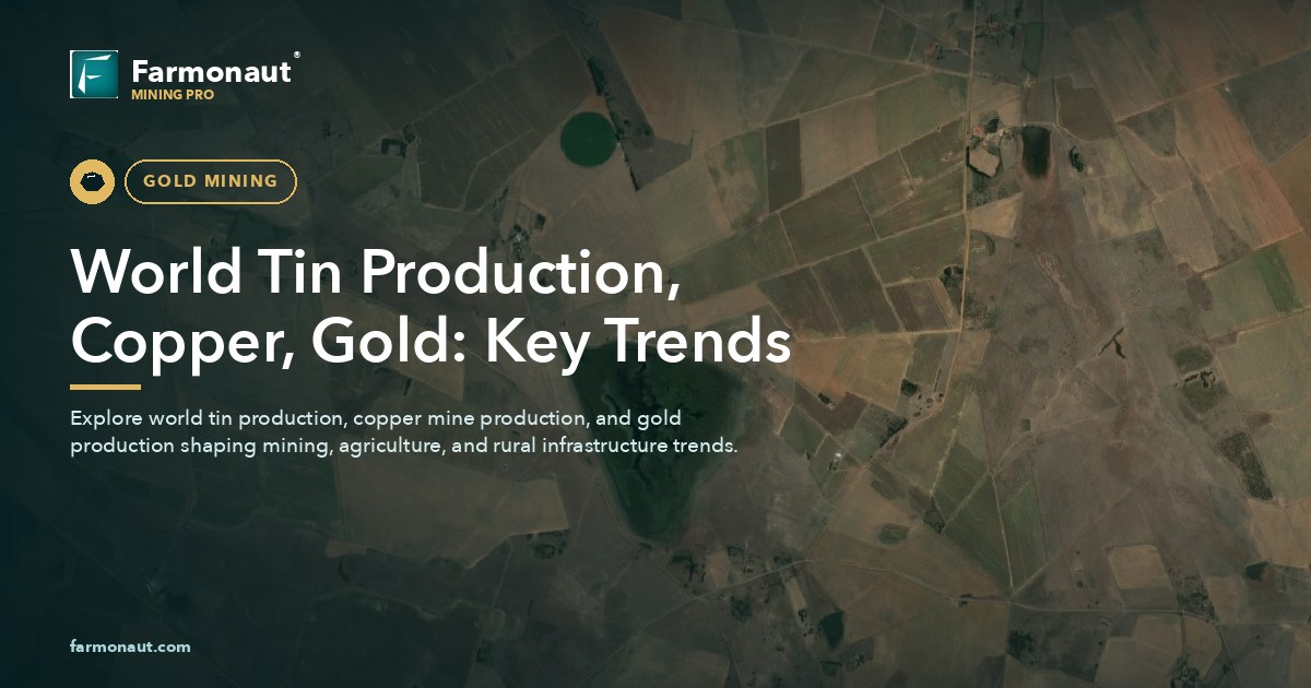 World Tin Production, Copper, Gold: Key Trends 59 World Tin Production, Copper, Gold: Key Trends