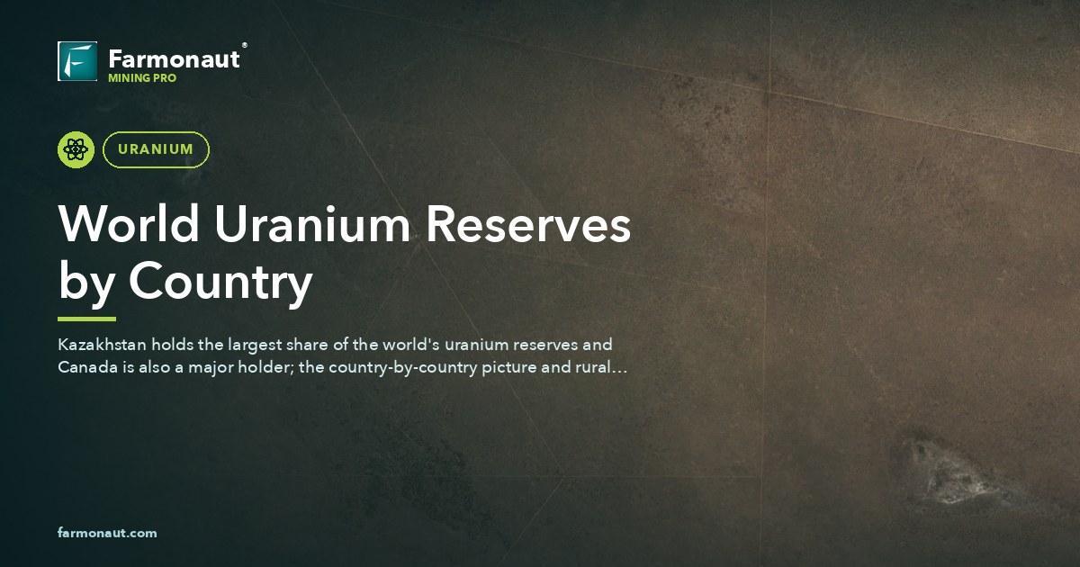 World Uranium Reserves By Country