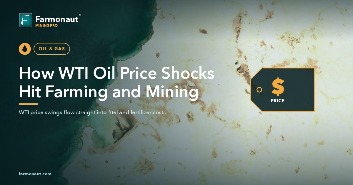 How Wti Oil Price Shocks Hit Farming And Mining