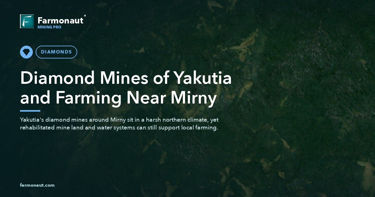 Diamond Mines Of Yakutia And Farming Near Mirny