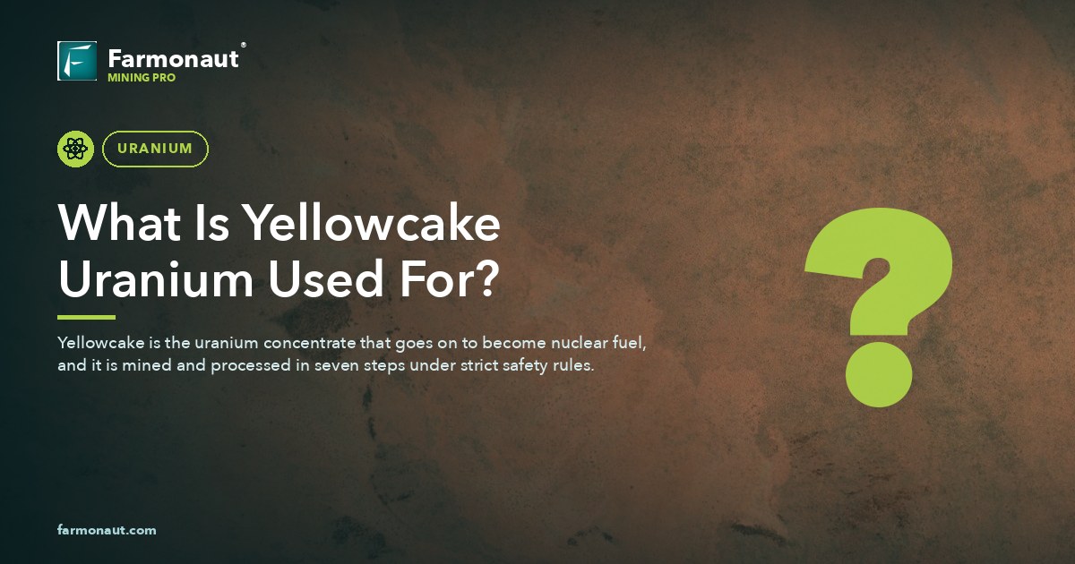What Is Yellowcake Uranium Used For?