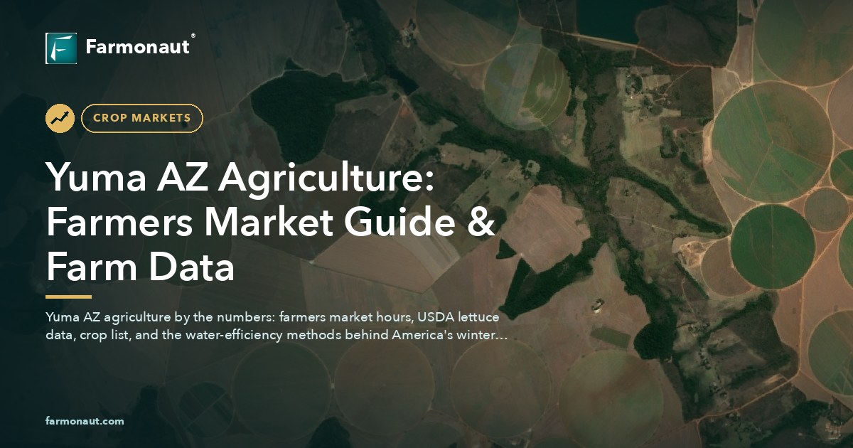Yuma Az Agriculture: Farmers Market Guide &Amp; Farm Data