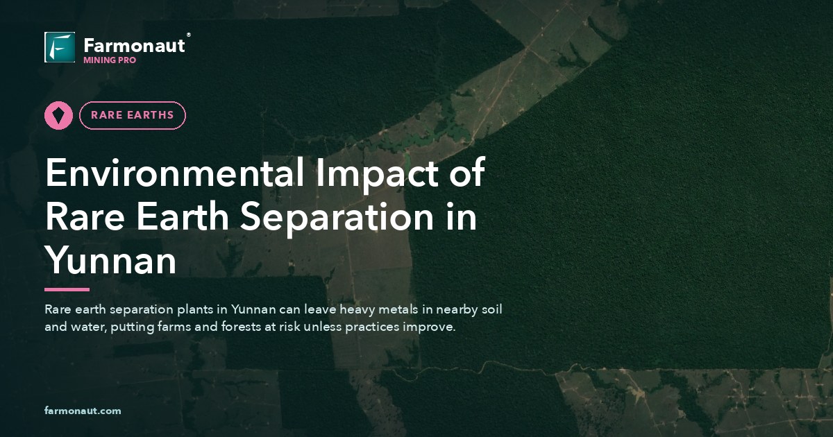 Environmental Impact Of Rare Earth Separation In Yunnan