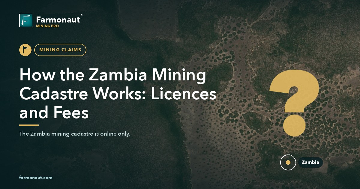 How The Zambia Mining Cadastre Works: Licences And Fees