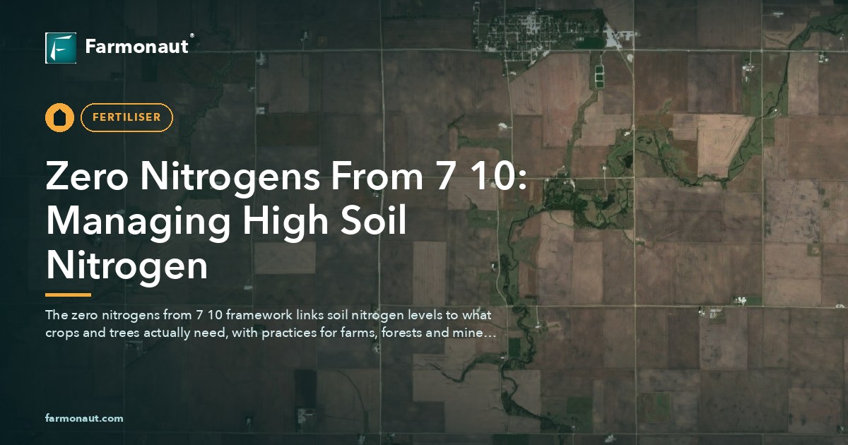 Zero Nitrogens From 7 10: Managing High Soil Nitrogen