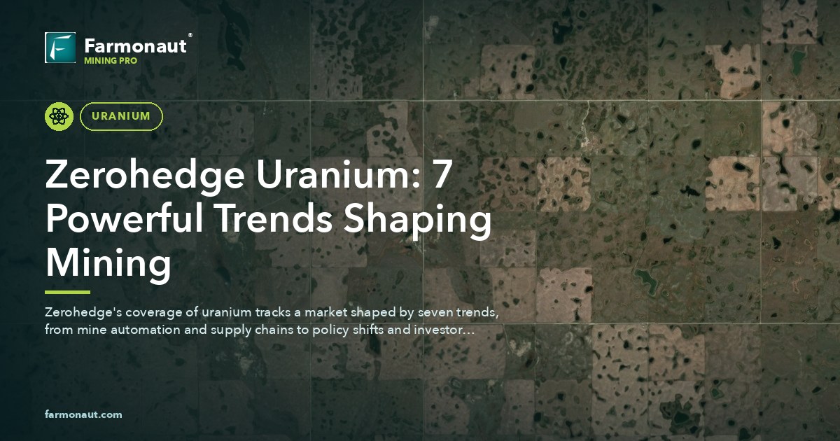 Zerohedge Uranium: 7 Powerful Trends Shaping Mining