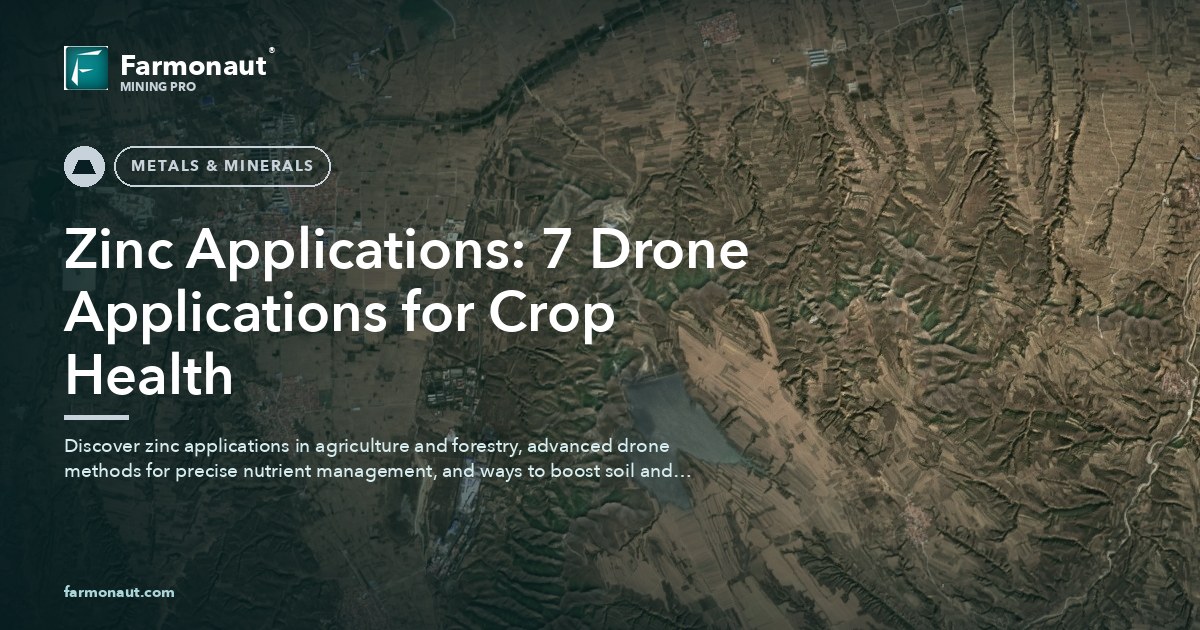 Zinc Applications: 7 Drone Applications For Crop Health