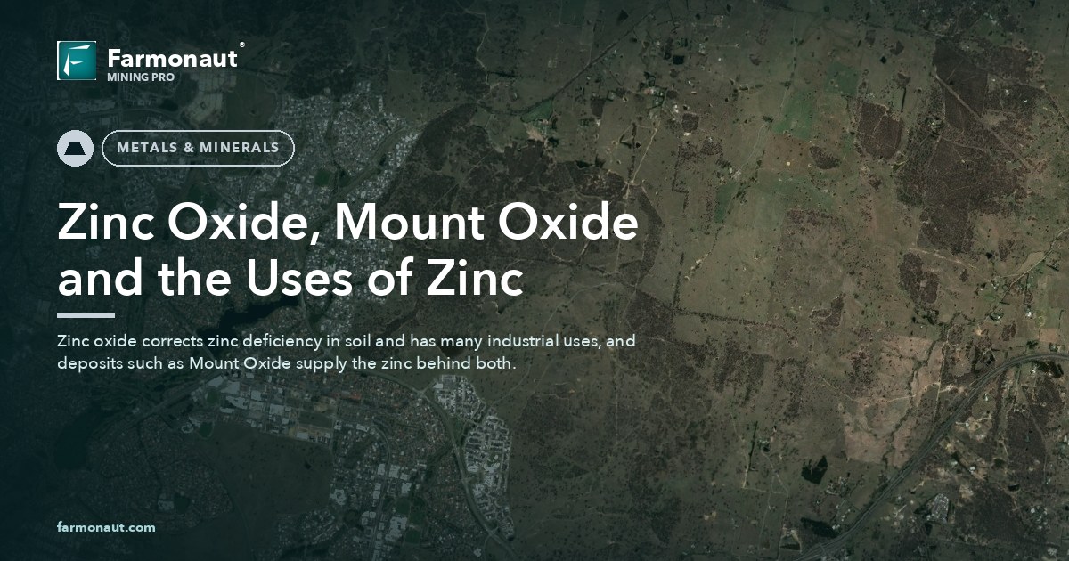 Zinc Oxide Foundation: Mount Oxide And Global Zinc Uses 127 Zinc Oxide, Mount Oxide And The Uses Of Zinc