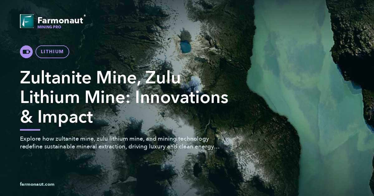 Zultanite Mine, Zulu Lithium Mine: Innovations &Amp; Impact