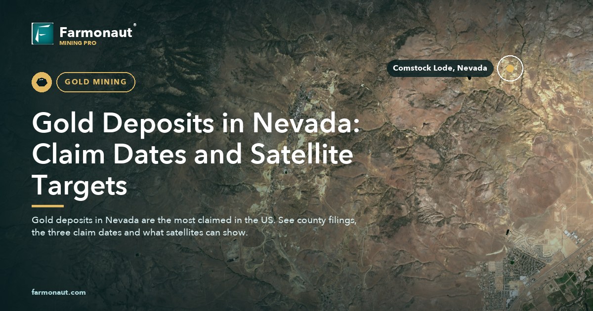 Gold Deposits In Nevada: Claim Dates And Satellite Targets