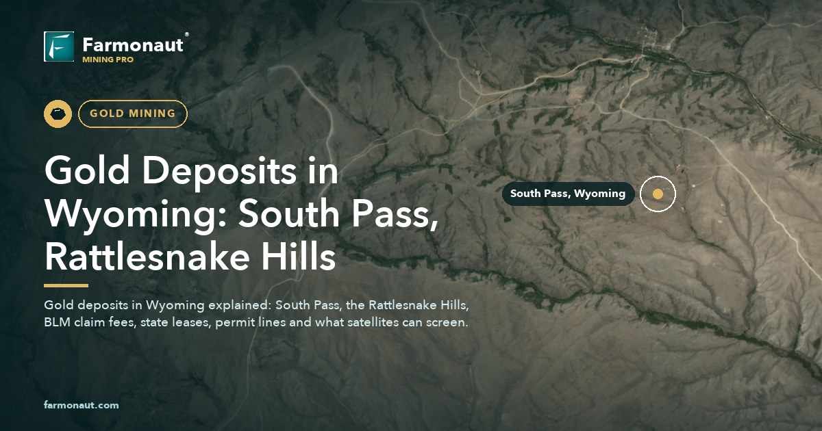 Gold Deposits In Wyoming: South Pass, Rattlesnake Hills