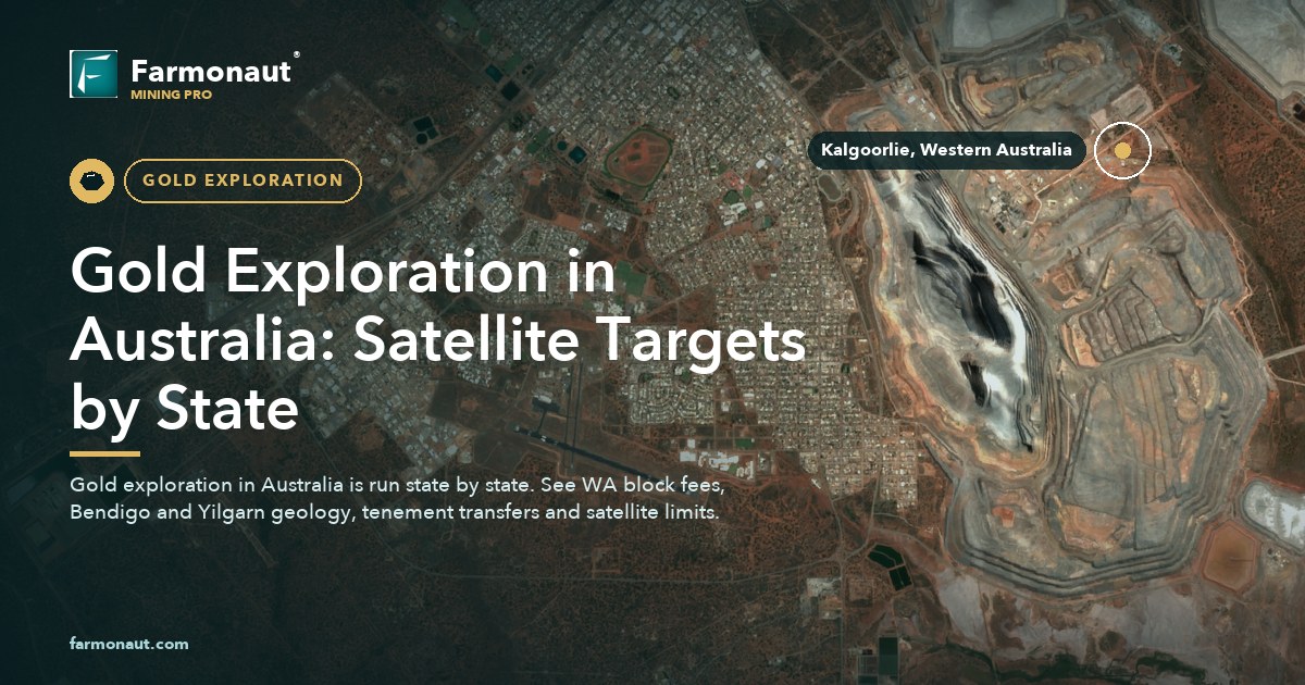 Gold Exploration In Australia: Satellite Targets By State