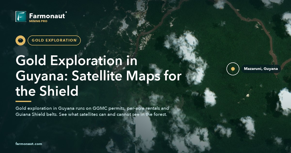 Gold Exploration In Guyana: Satellite Maps For The Shield