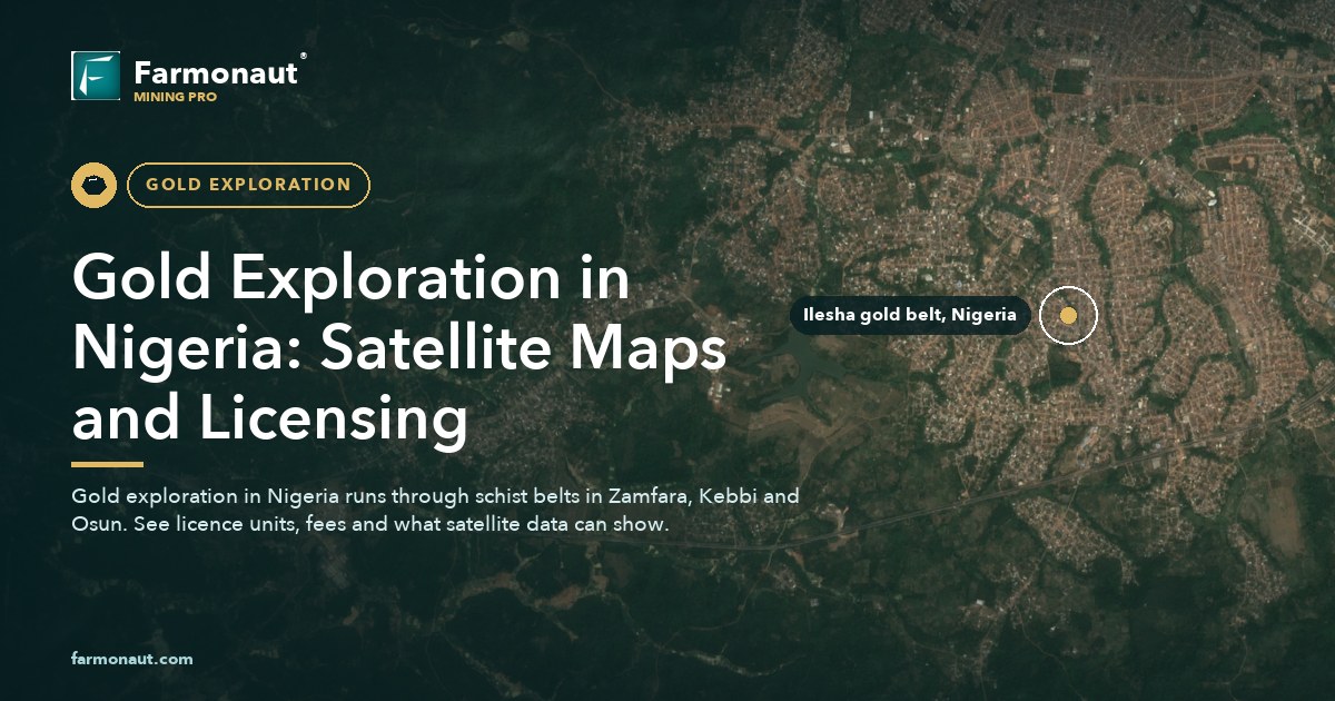 Gold Exploration In Nigeria: Satellite Maps And Licensing