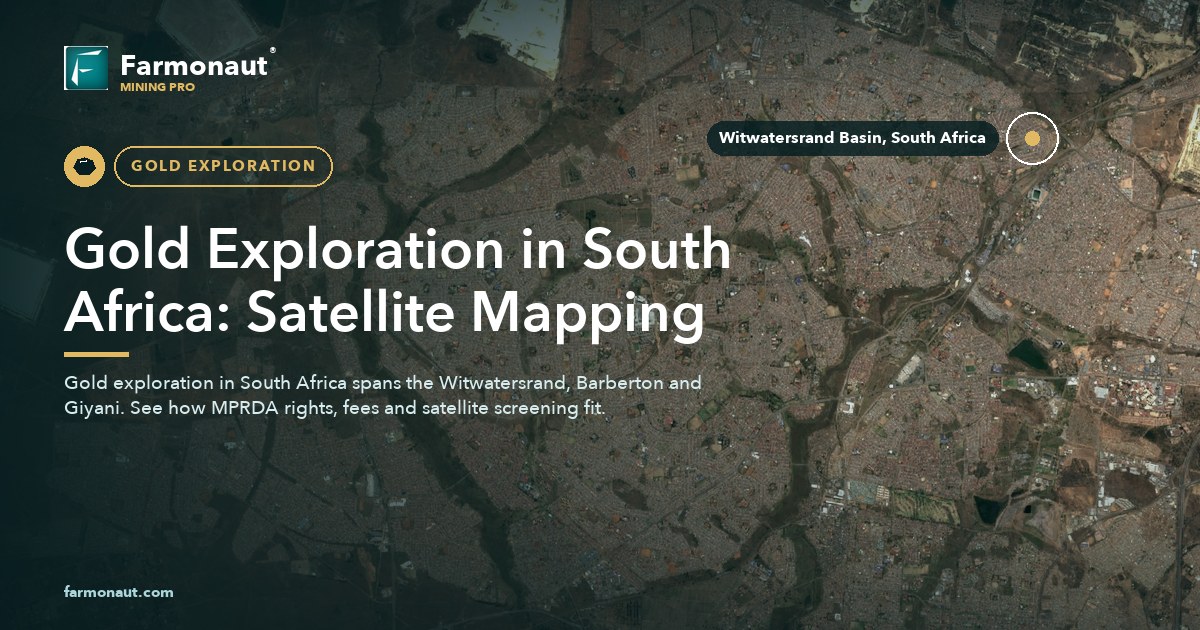Gold Exploration In South Africa: Satellite Mapping