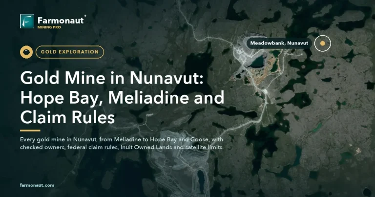 Gold Mine In Nunavut Hope Bay Meliadine Claims 1