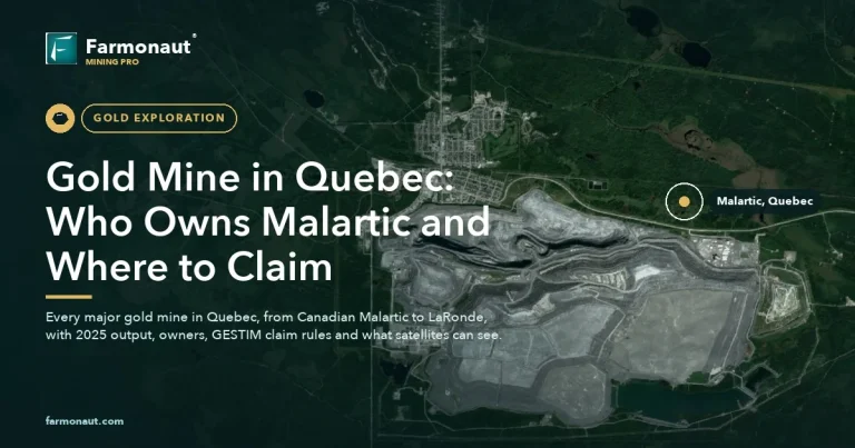 Abitibi Greenstone Belt: Faults, Gold Camps And Targets 4 Gold Mine In Quebec Malartic Owners Claims Satellite 2