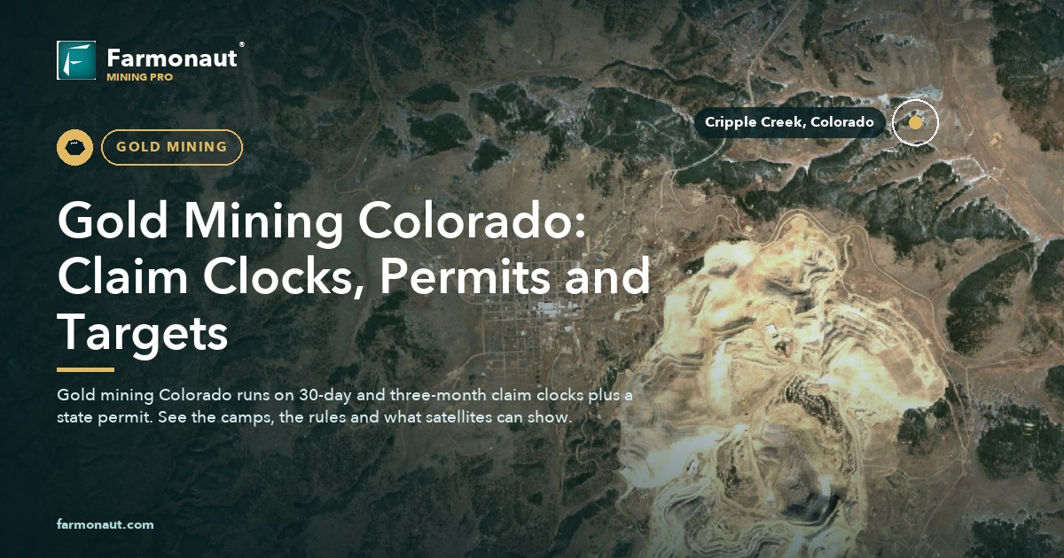 Gold Mining Colorado: Claim Clocks, Permits And Targets