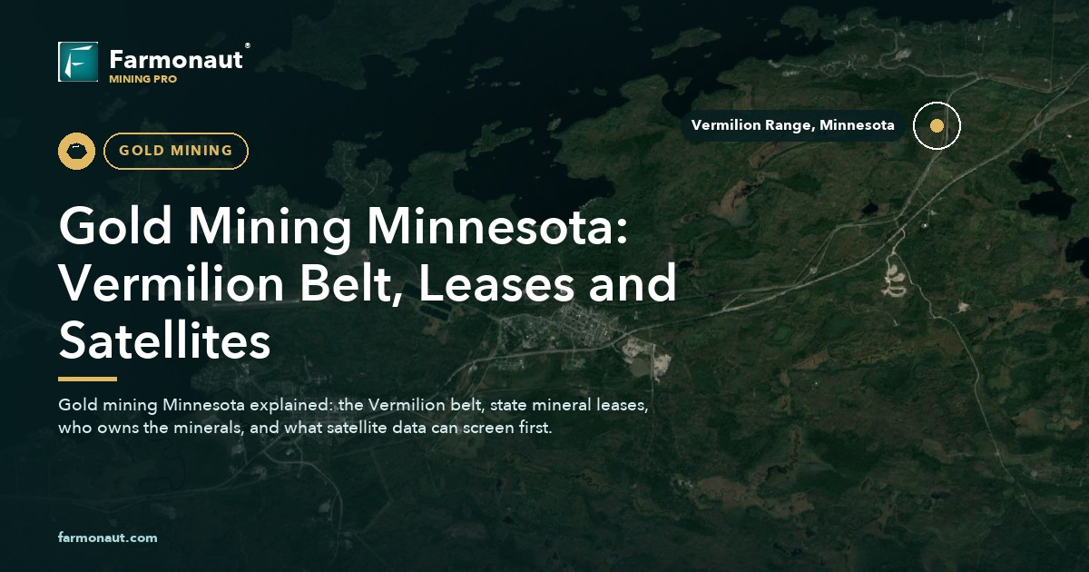 Gold Mining Minnesota: Vermilion Belt, Leases And Satellites