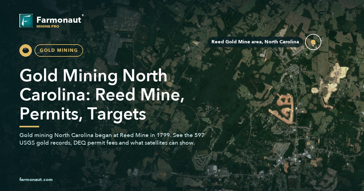 Gold Mining North Carolina: Reed Mine, Permits, Targets