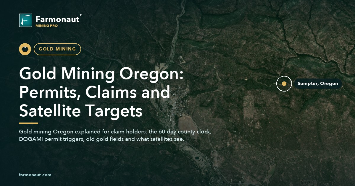 Gold Mining Oregon: Permits, Claims And Satellite Targets
