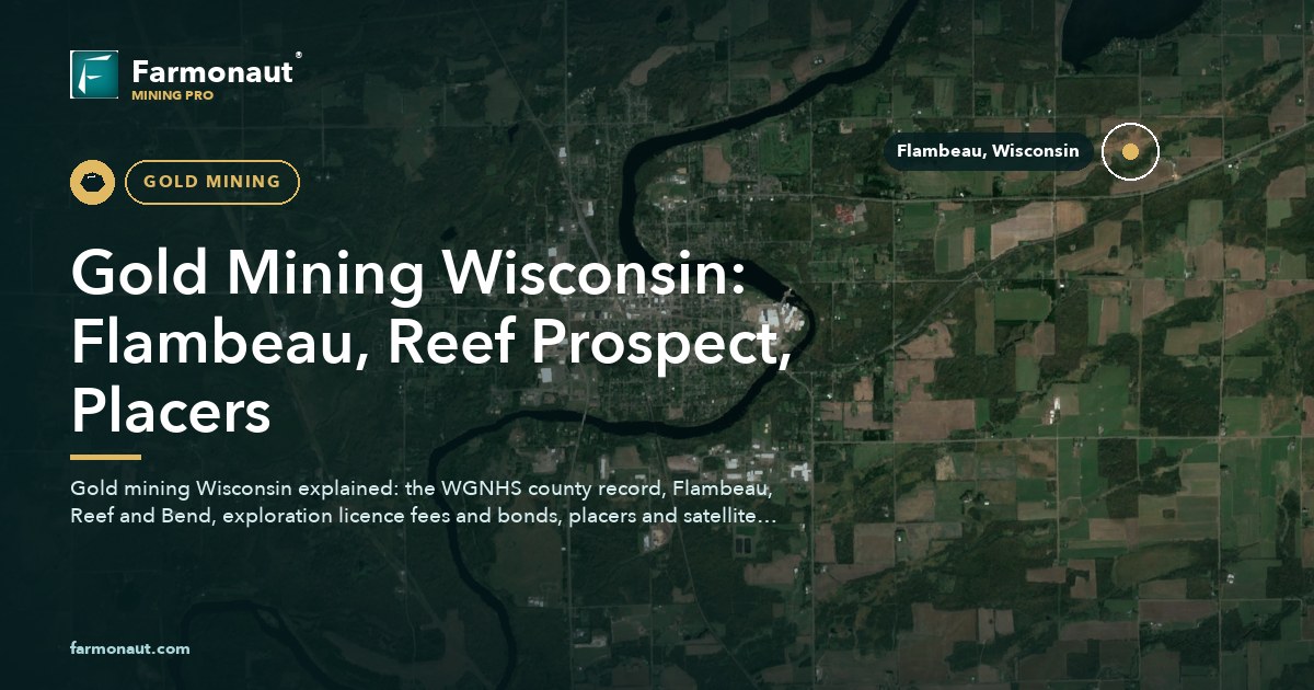 Gold Mining Wisconsin: Flambeau, Reef Prospect, Placers