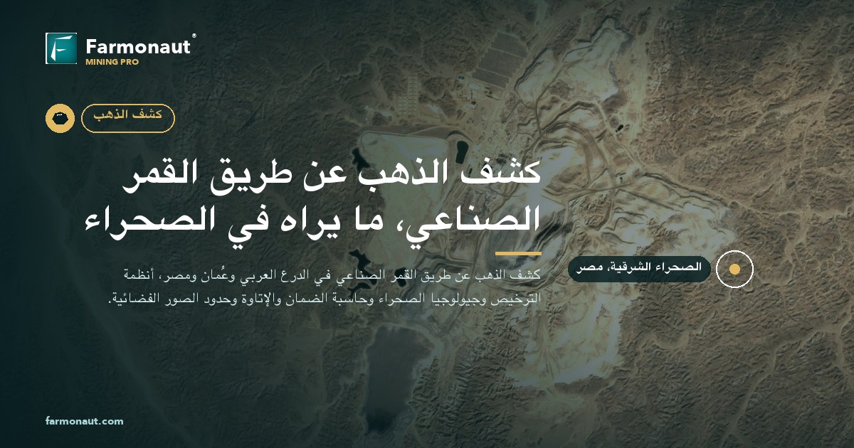 كشف الذهب عن طريق القمر الصناعي: ما يراه في الصحراء