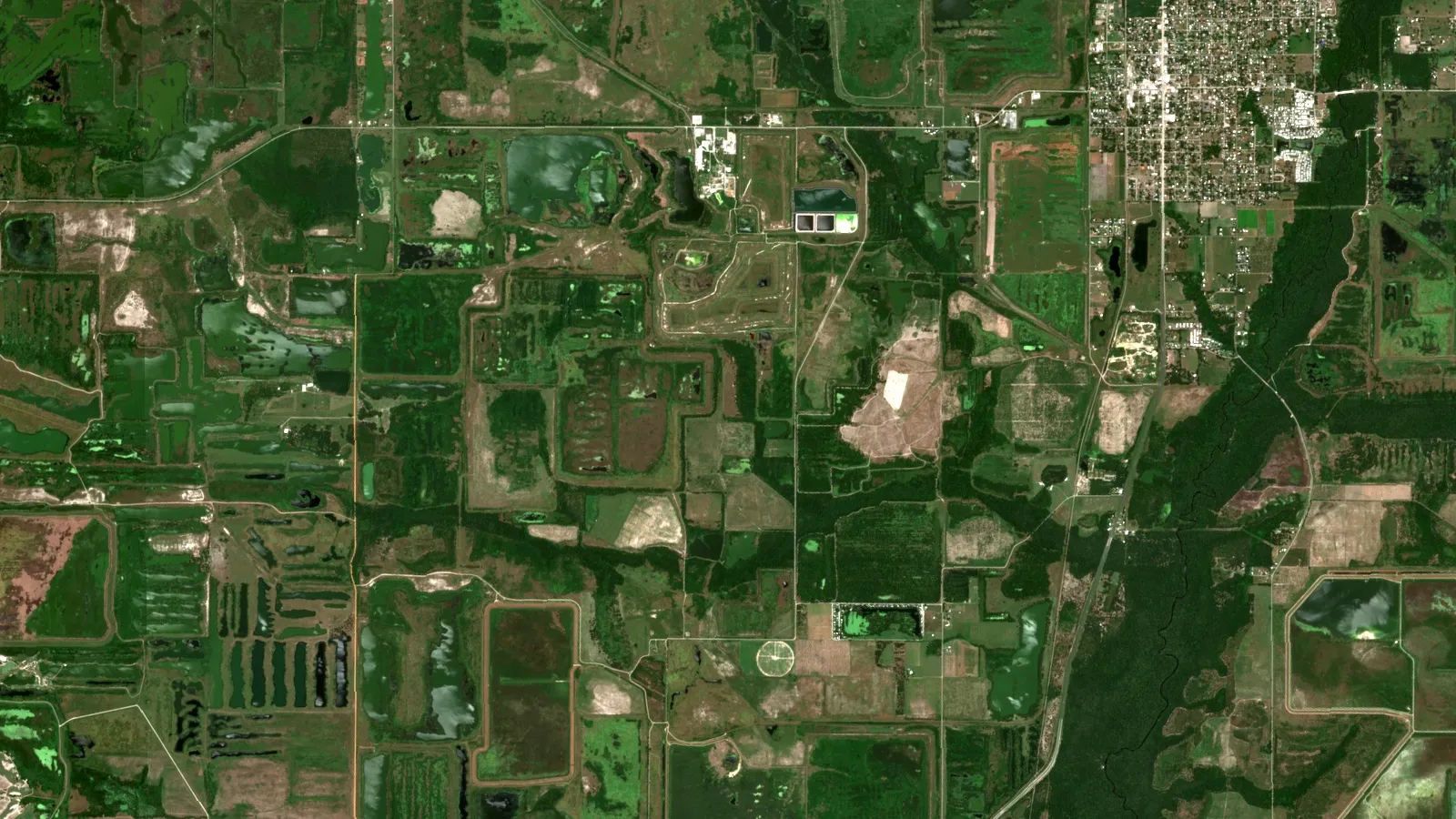 0-46-0 Fertilizer (Tsp): Analysis, Rates And Price 1 Sentinel-2 Satellite View Of Bone Valley Phosphate District, Polk And Hardee Counties, Florida