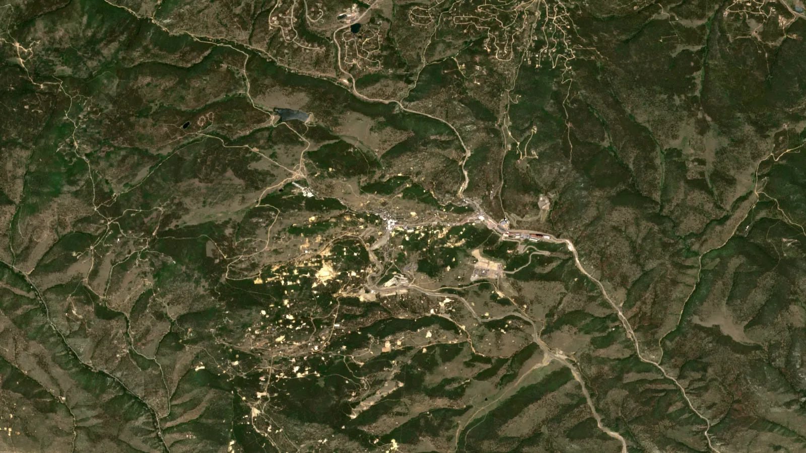 Denver Rock Drill: History And 5 Bit Makers Today 1 Sentinel-2 Satellite View Of Central City And Idaho Springs Mining District, Colorado
