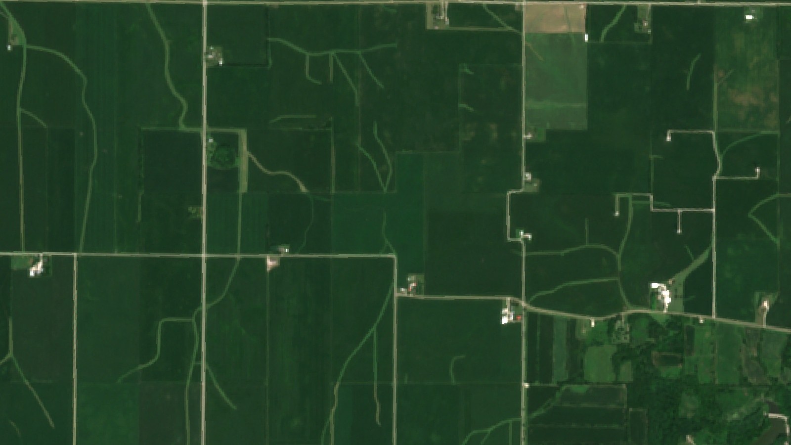 Corn Harvest Timing From Satellite: An Illinois Case Study 2 Sentinel-2 Satellite View Of Corn And Soybean Fields In Mclean County, Central Illinois