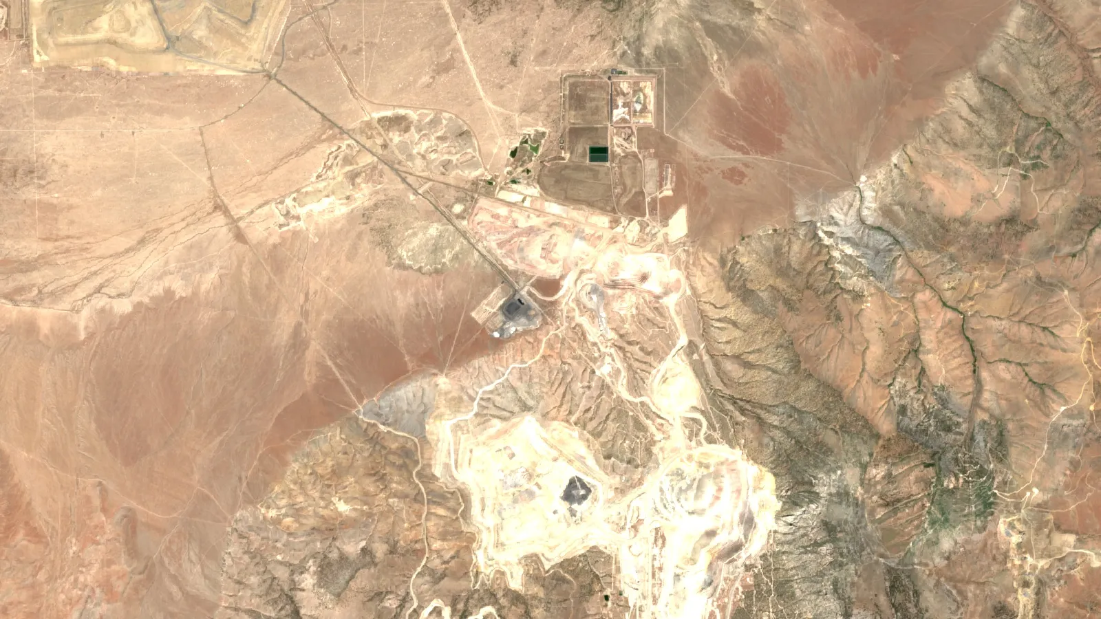 Digital Transformation In Gold Mining: 7 Tools And Results 1 Sentinel-2 Satellite View Of Cortez Hills Area, Lander County, Nevada