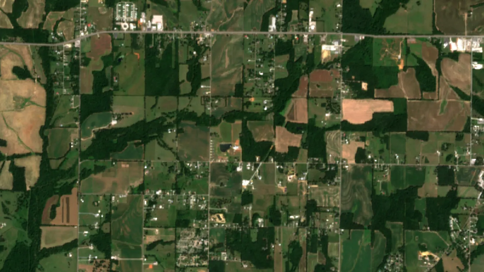 13 13 13 Fertilizer, Triple 13, 3 1 2 Guide 1 Sentinel-2 Satellite View Of Cropland In Limestone County, Alabama, Usa