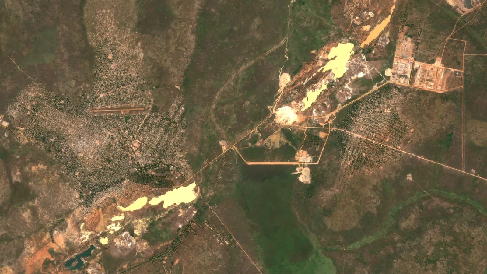 Avz Minerals Future: Manono Dispute, Zijin, Kobold 1 Sentinel-2 Satellite View Of Manono-Kitotolo Pegmatite District, Tanganyika Province, Democratic Republic Of The Congo