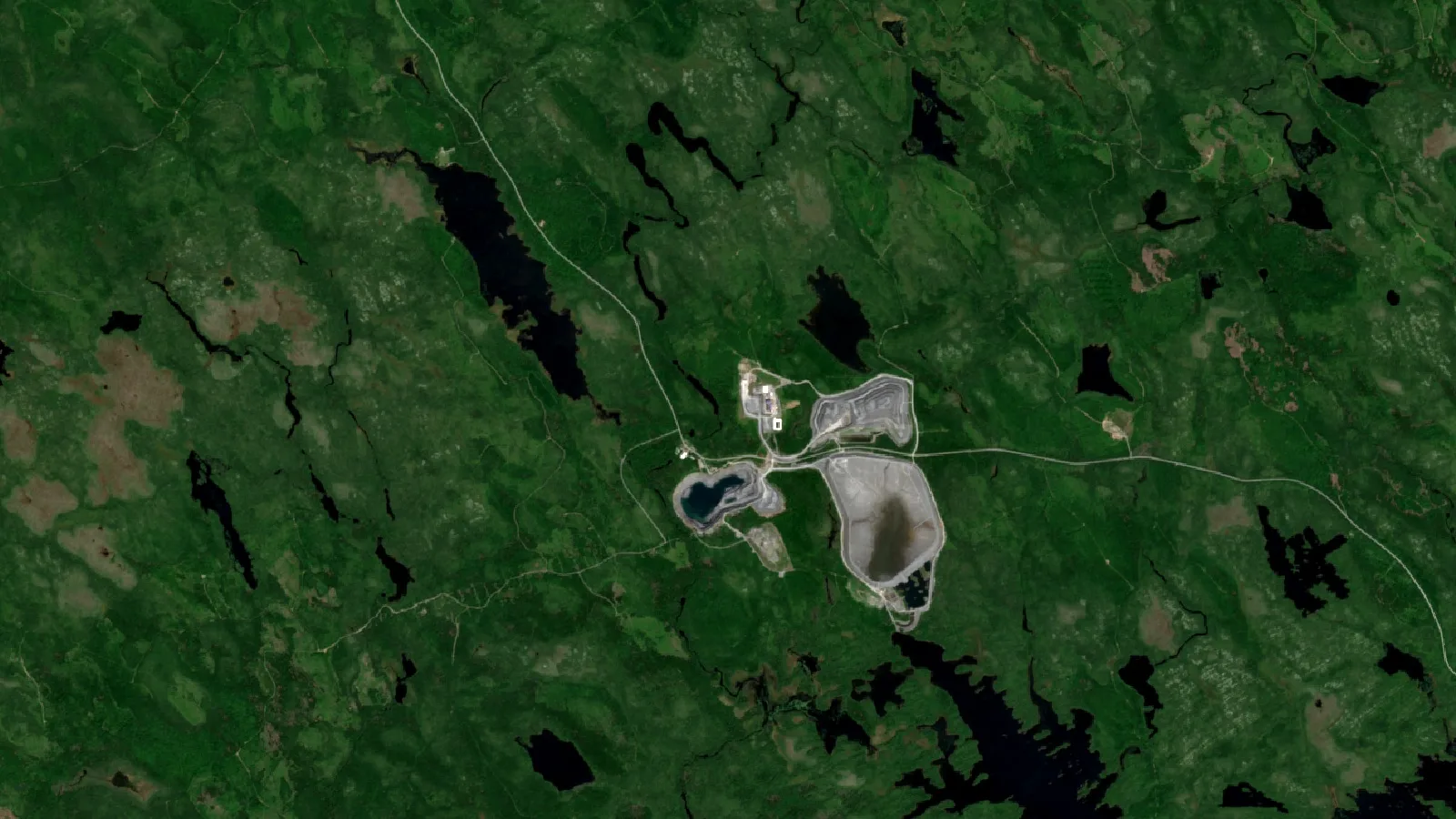 A Gold Mine In Nova Scotia Starts With A Novaroc Licence 1 Sentinel-2 Satellite View Of Moose River, Nova Scotia