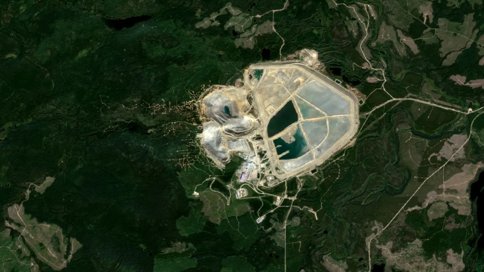 Mount Milligan Mine Facts: Output, Reserves And Costs 1 Sentinel-2 Satellite View Of Mount Milligan Copper-Gold Mine, North-Central British Columbia
