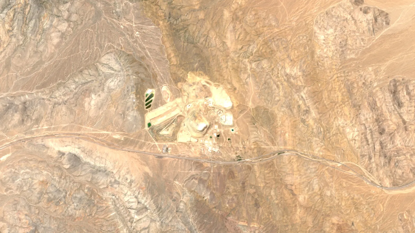 Rare Earth Minerals In Phones: List, Grams And Uses 1 Sentinel-2 Satellite View Of Mountain Pass Rare Earth Mine, San Bernardino County, California