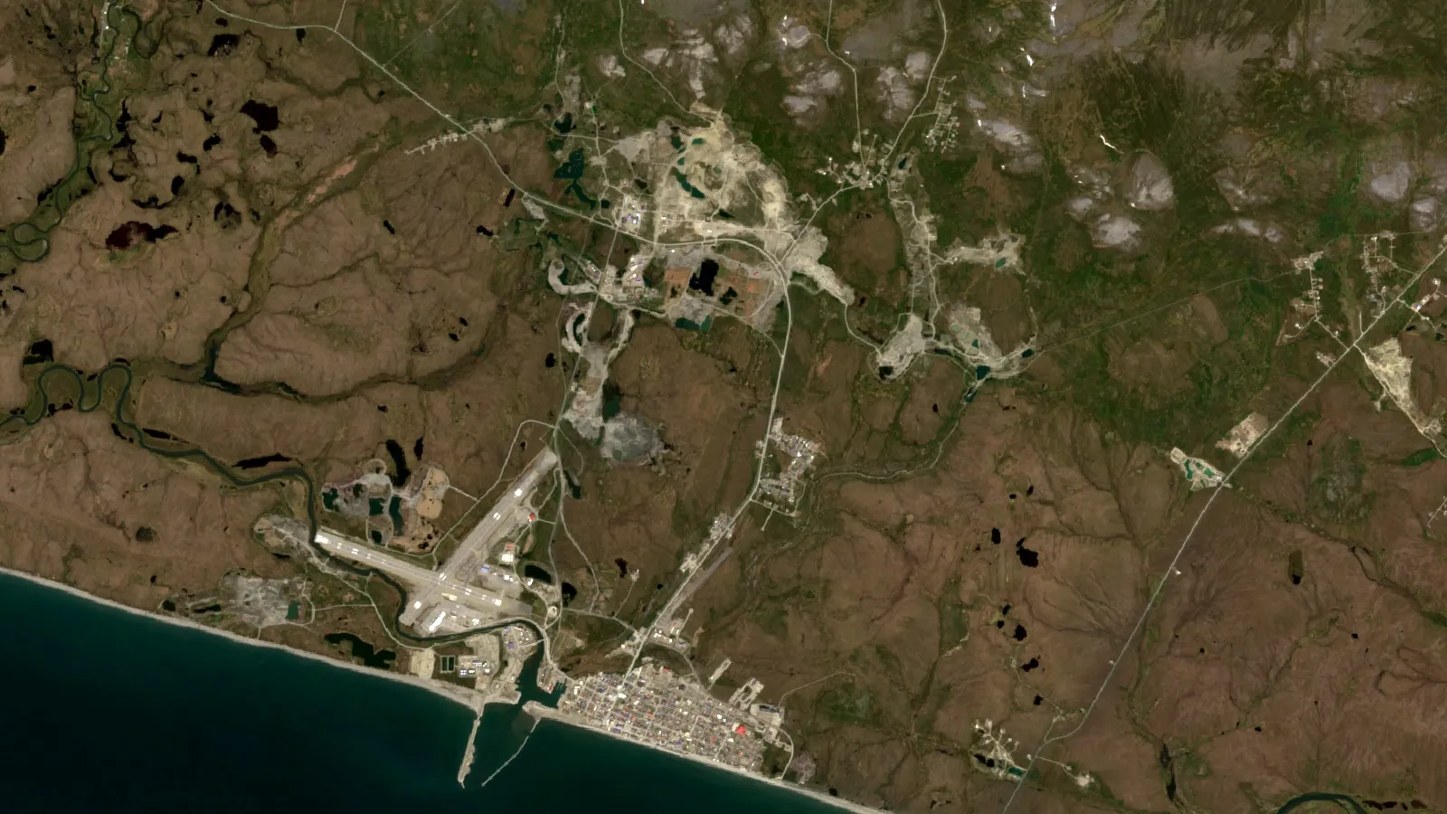 Machine To Separate Gold From Sand: 6 Types Compared 1 Sentinel-2 Satellite View Of Nome Beach Placers, Seward Peninsula, Alaska