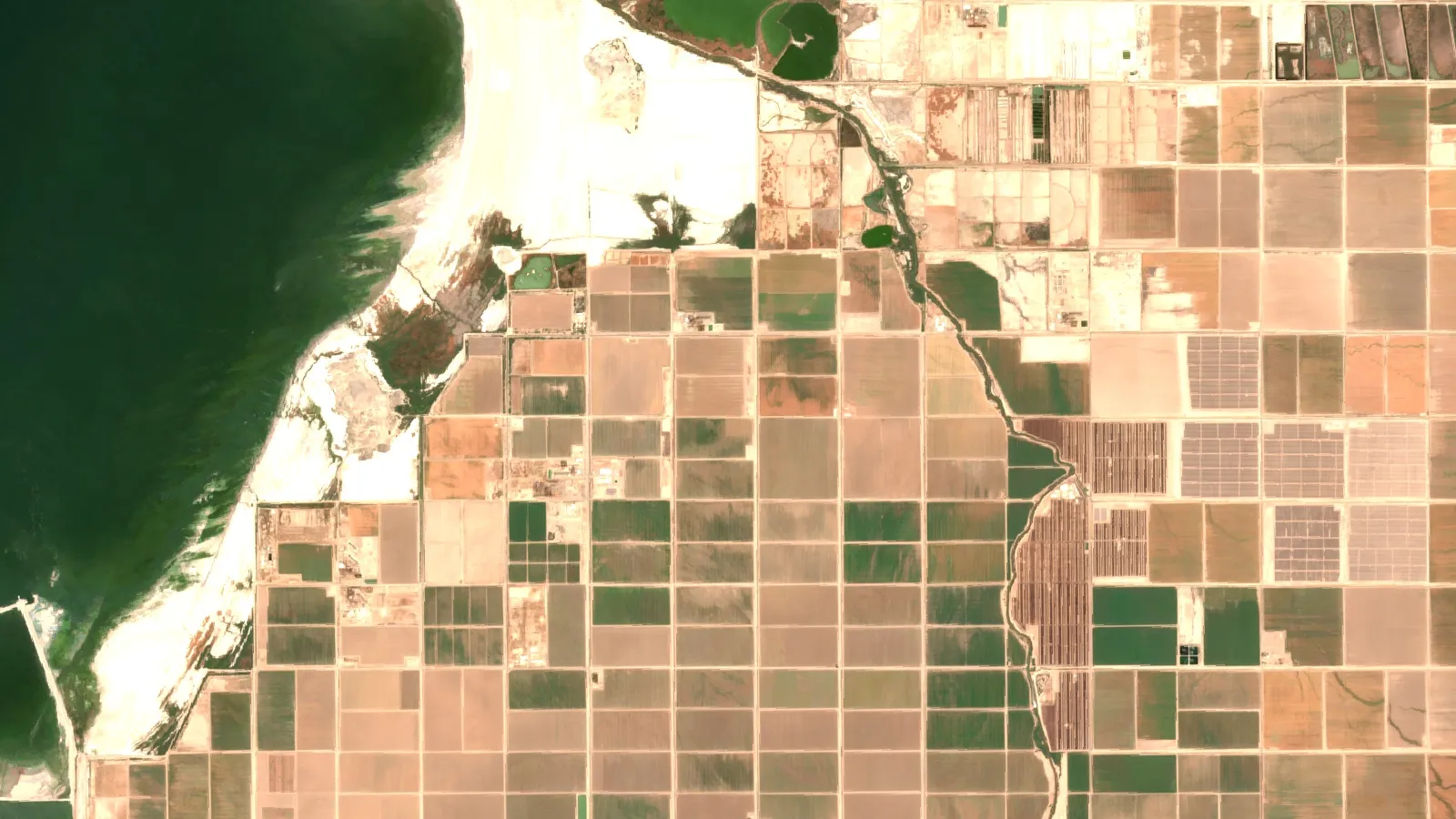 Salton Sea Lithium Projects: Status, Output And Tax 1 Sentinel-2 Satellite View Of Salton Sea Known Geothermal Resource Area, Imperial County, California