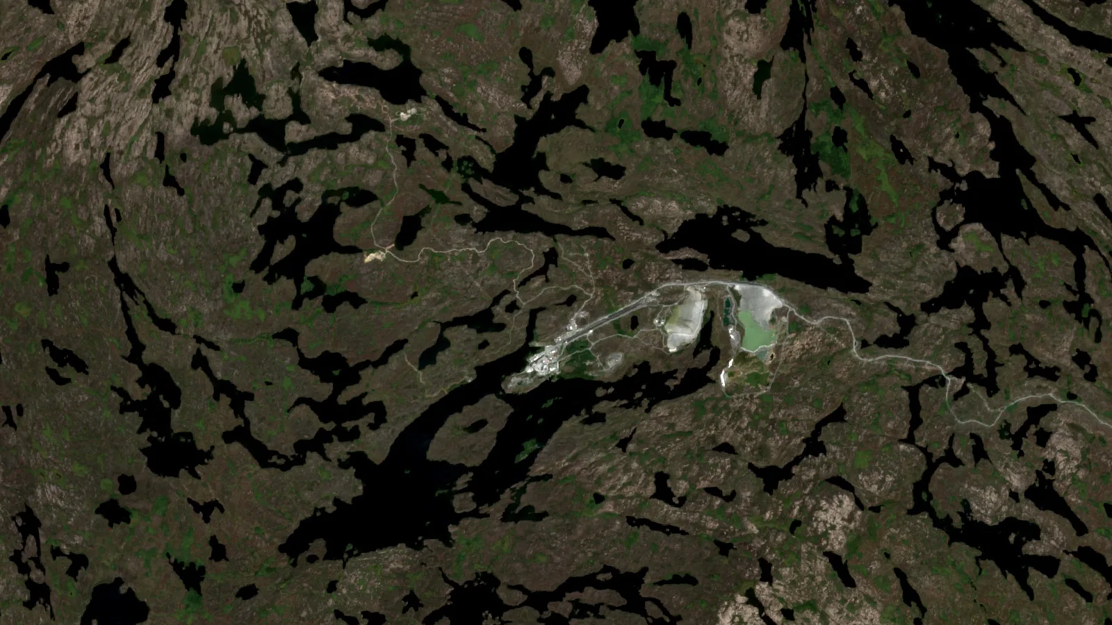 Gold Deposits In Saskatchewan: Seabee, Claims And Costs 1 Sentinel-2 Satellite View Of Seabee Area, Saskatchewan