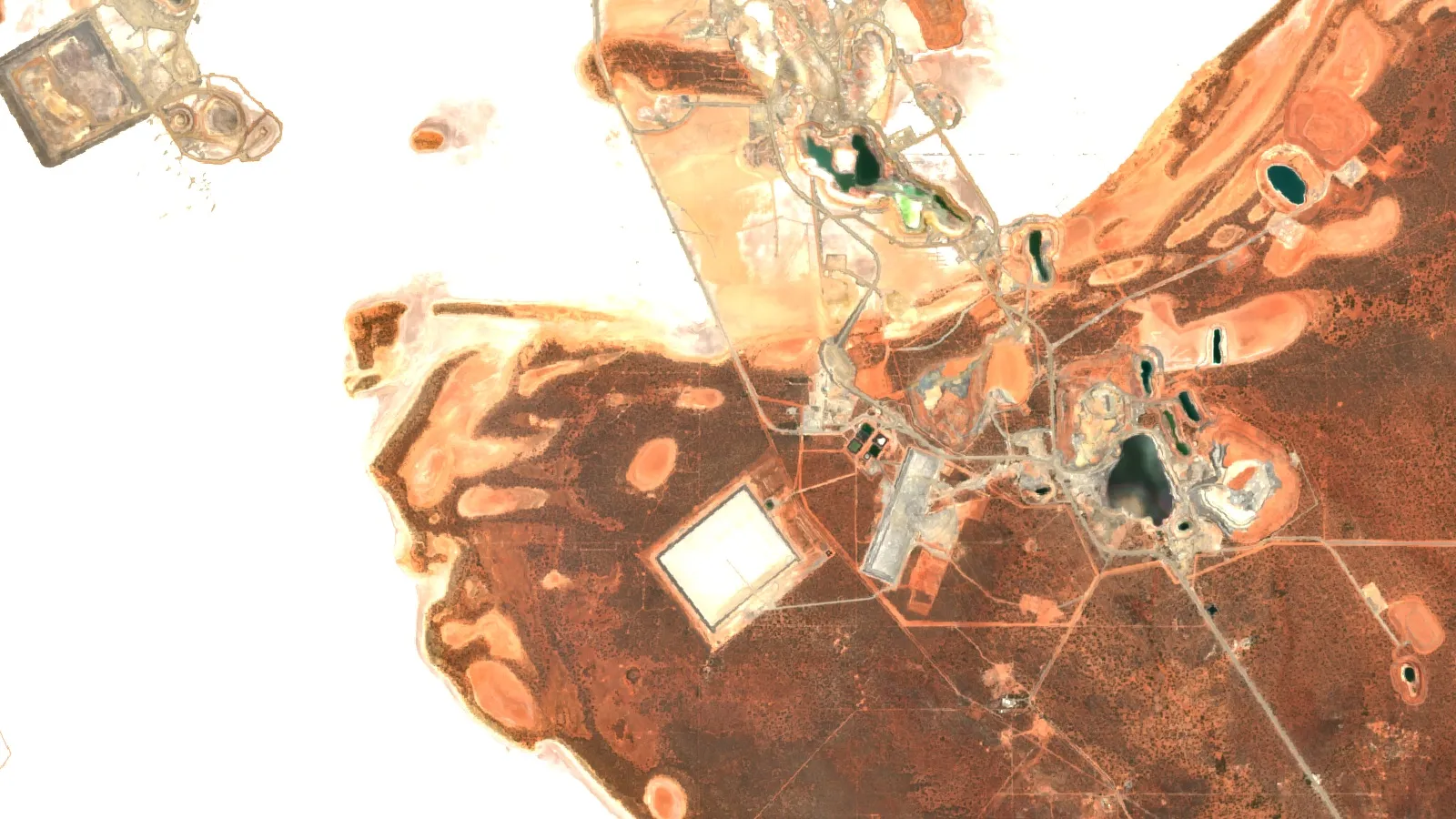 Gold Fields Limited: 8 Mines Ranked By Gold Output 1 Sentinel-2 Satellite View Of St Ives Gold Operation And Lake Lefroy, Near Kambalda, Western Australia