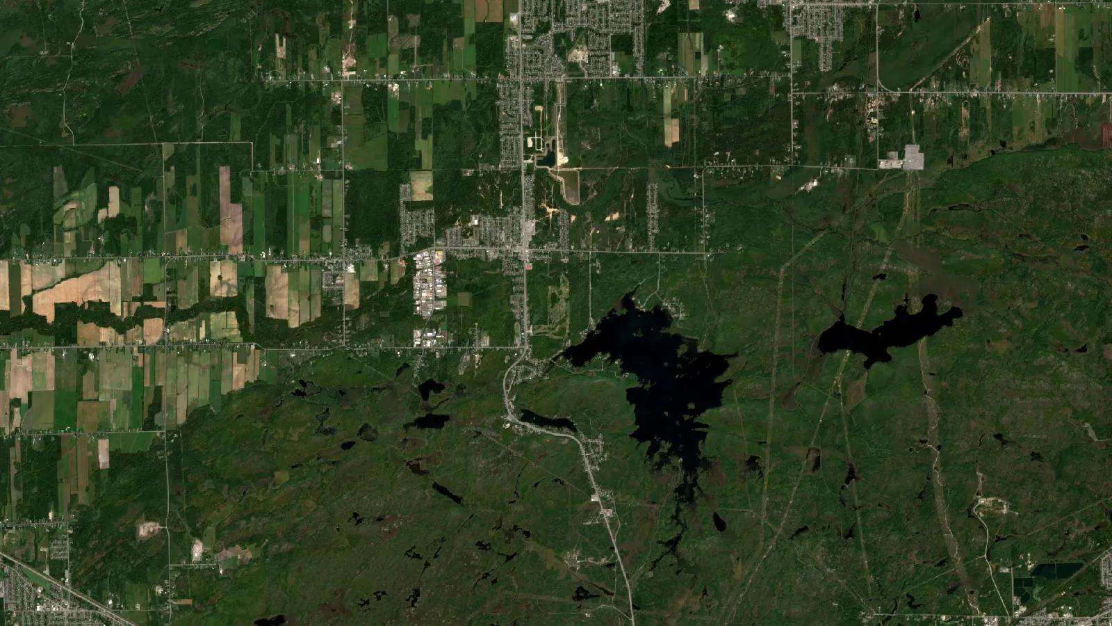 Canada Mineral Deposits Map: Where Each Metal Is Mined 1 Sentinel-2 Satellite View Of Sudbury Basin, Ontario