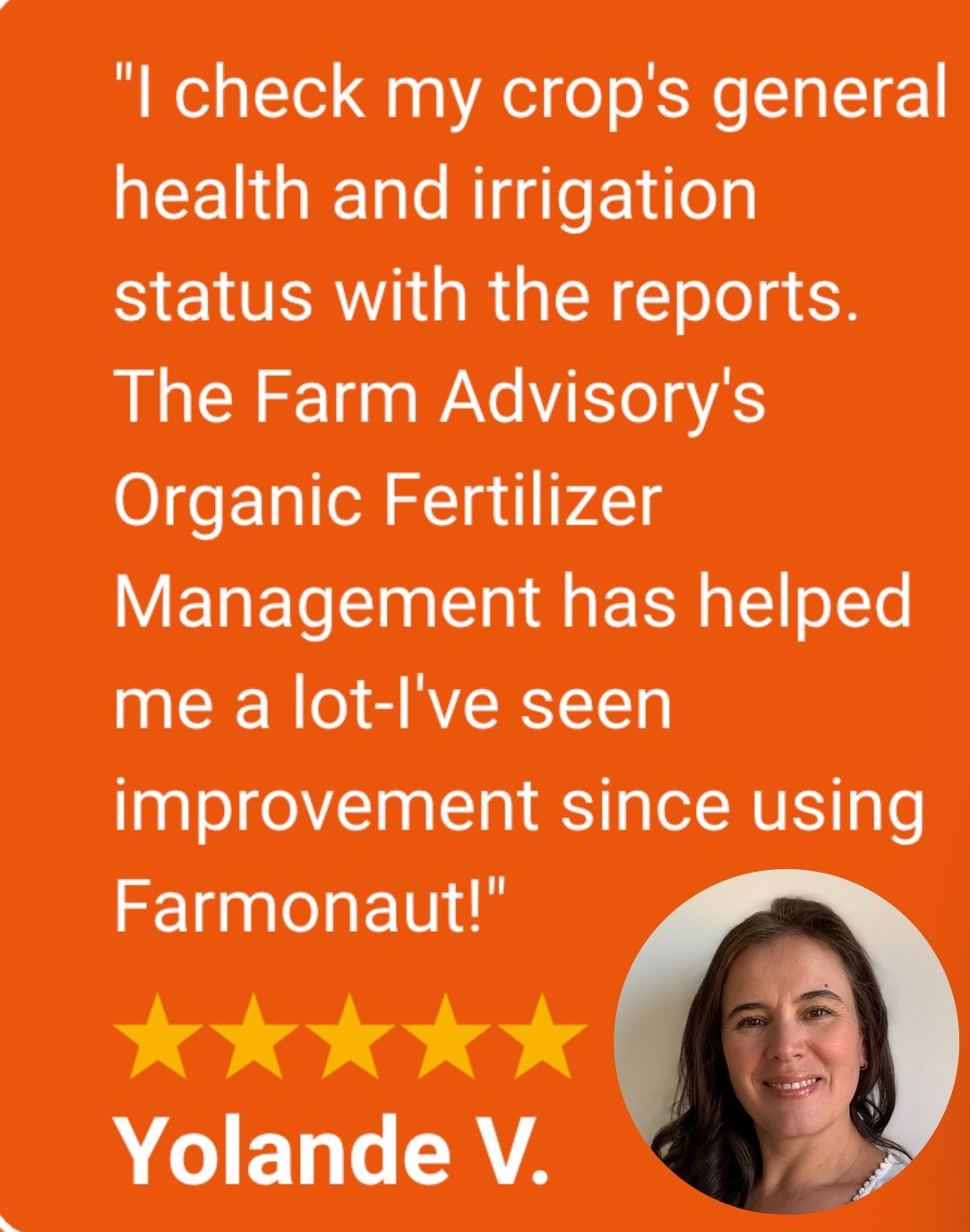 Yolande Van Niekerk'S Five-Star Client Review: She Rates The Satellite Farm Advisory Five Stars For Crop Health, Irrigation And Organic Fertilizer Management