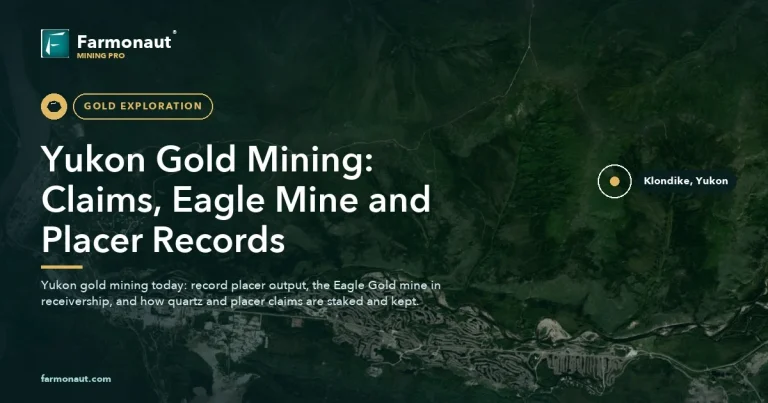 Yukon Gold Mining Claims Eagle Mine Placer 1